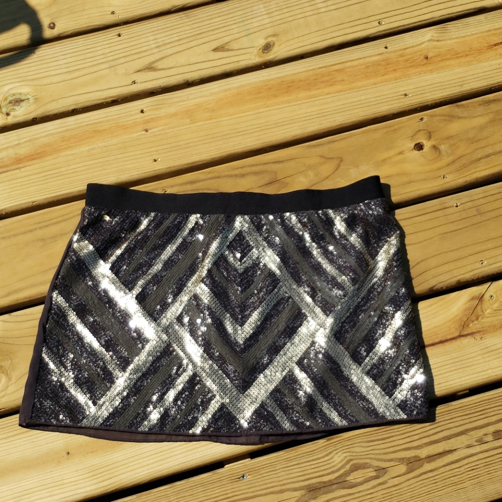Authentic Icon sequined mini skirt